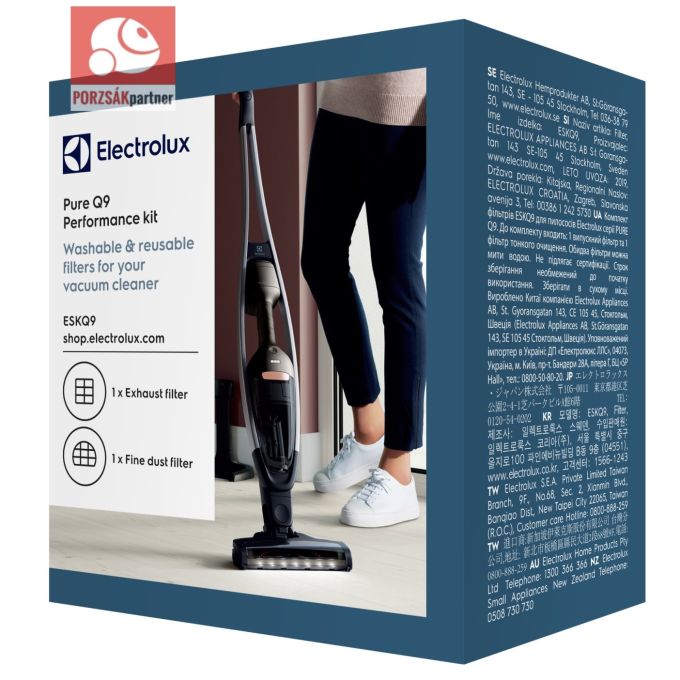 ELECTROLUX PURE Q9  ESKQ9 SZŰRŐKÉSZLET 9009230898