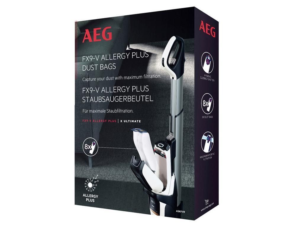 ASKFX9 AEG / Electrolux 8XFX9 / FX9-V Allergy Plus Gyári Mikroszálas Porzsák (8db/csomag) | 9009230443